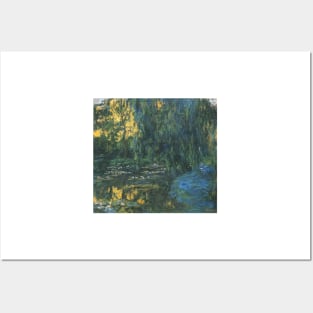 Water Lily Pond and Weeping Willow - Claude Monet Posters and Art